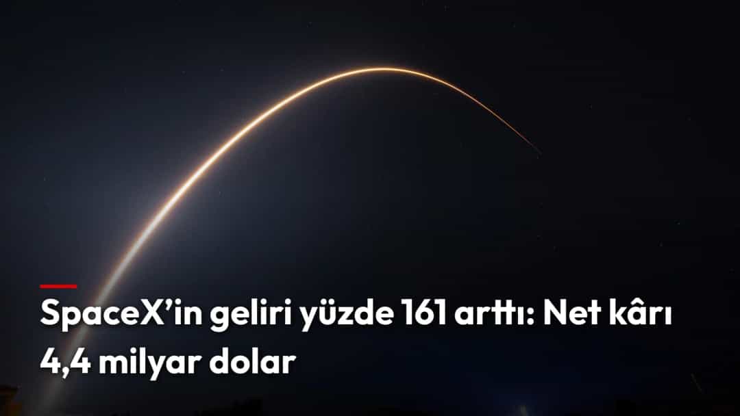Falcon 9 roketinin gece fırlatılışı (temsili)