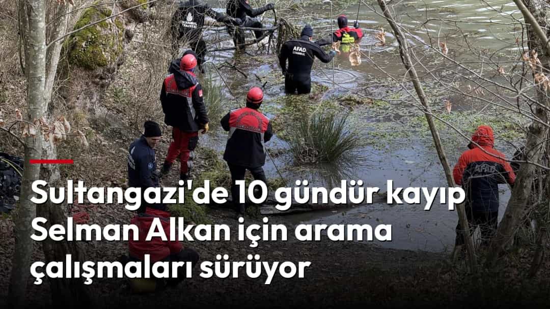 Arama kurtarma ekipleri, ağaçlık bir alanın kıyısında su kenarında arama çalışması yapıyor.