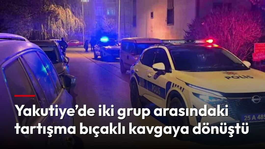 Gece saatlerinde olay yerinde bekleyen polis araçları