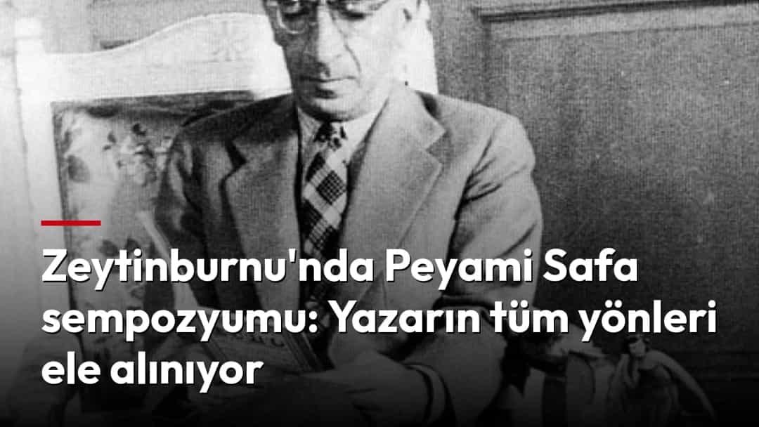 Peyami Safa, koltukta oturmuş bir kitap okurken