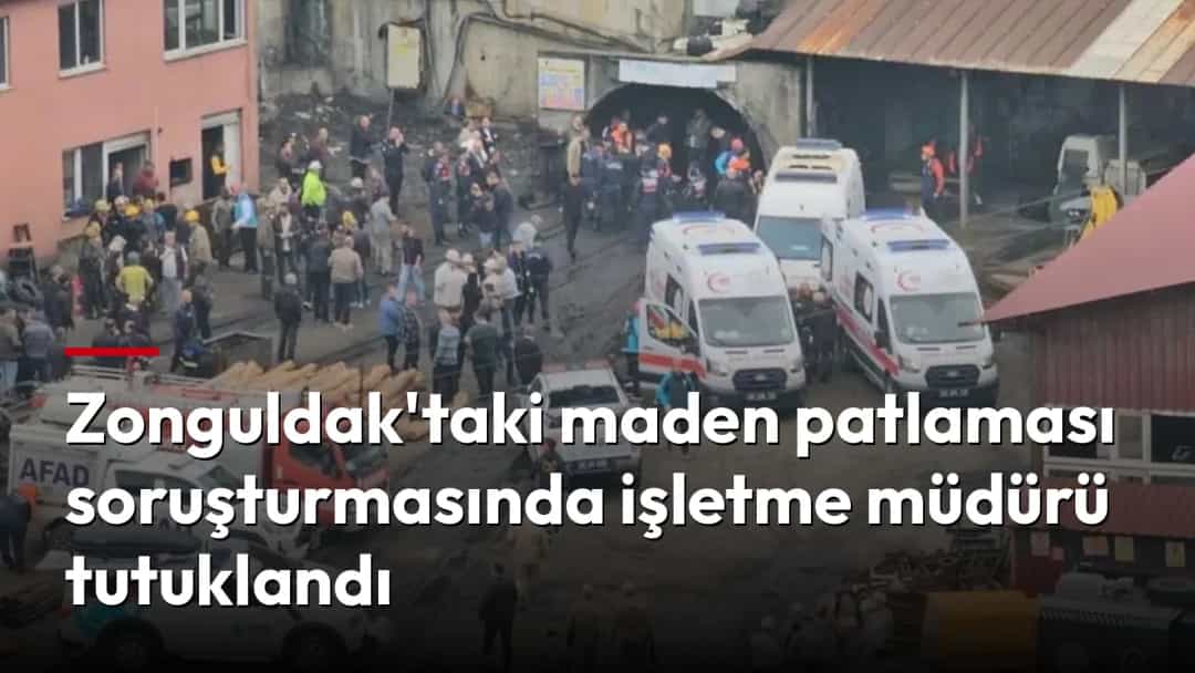Maden girişinde ambulanslar ve AFAD ekipleriyle birlikte olay yerinde toplanan görevliler