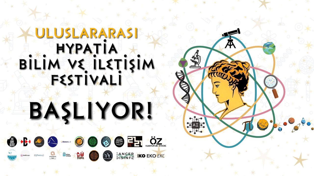 "Uluslararası Hypatia Bilim ve İletişim Festivali" başlıyor görseli