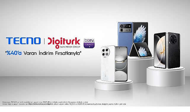 TECNO ve Digiturk’ten Avantajlı İş Birliği: Seçili Akıllı Telefonlarda %40’a Varan İndirim görseli