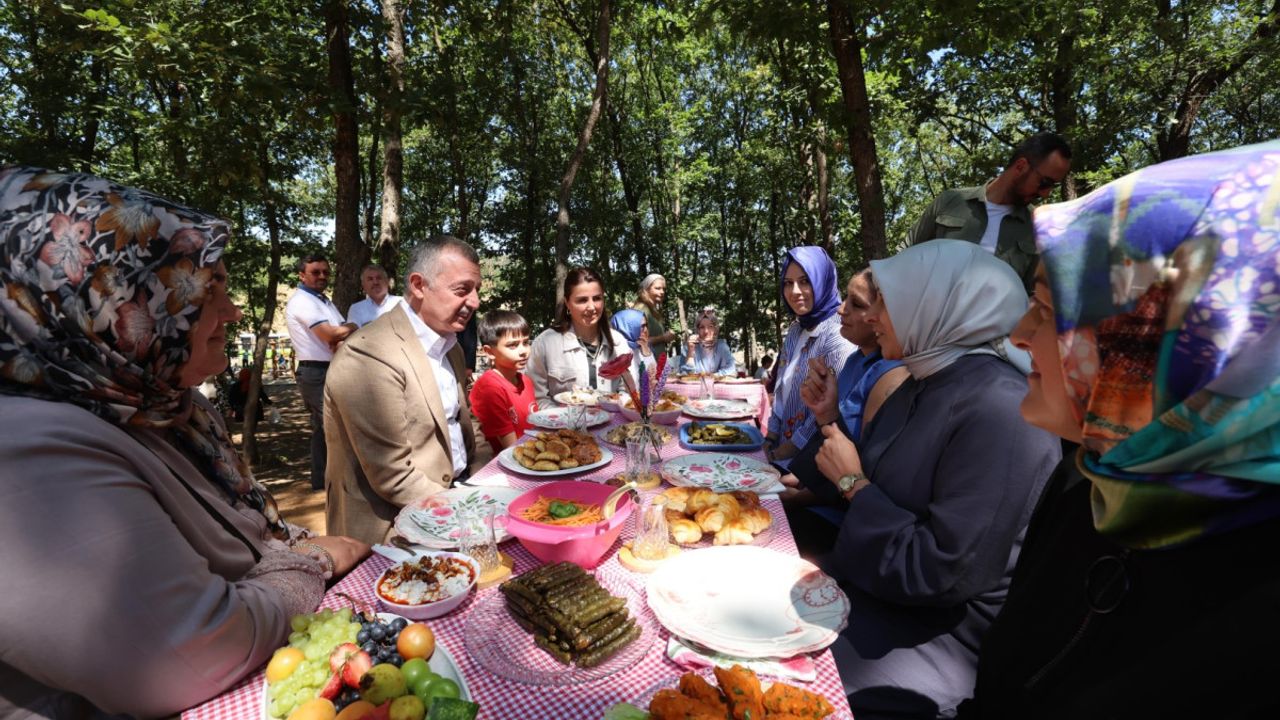 Başkan Büyükakın, Gebze’de annelerin pikniğine katıldı görseli