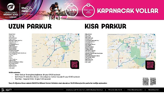 Gran Fondo Başkent Bisiklet Yarışı -24 Ağustos Pazar Günü Kapanacak Yollar Bilgisi görseli