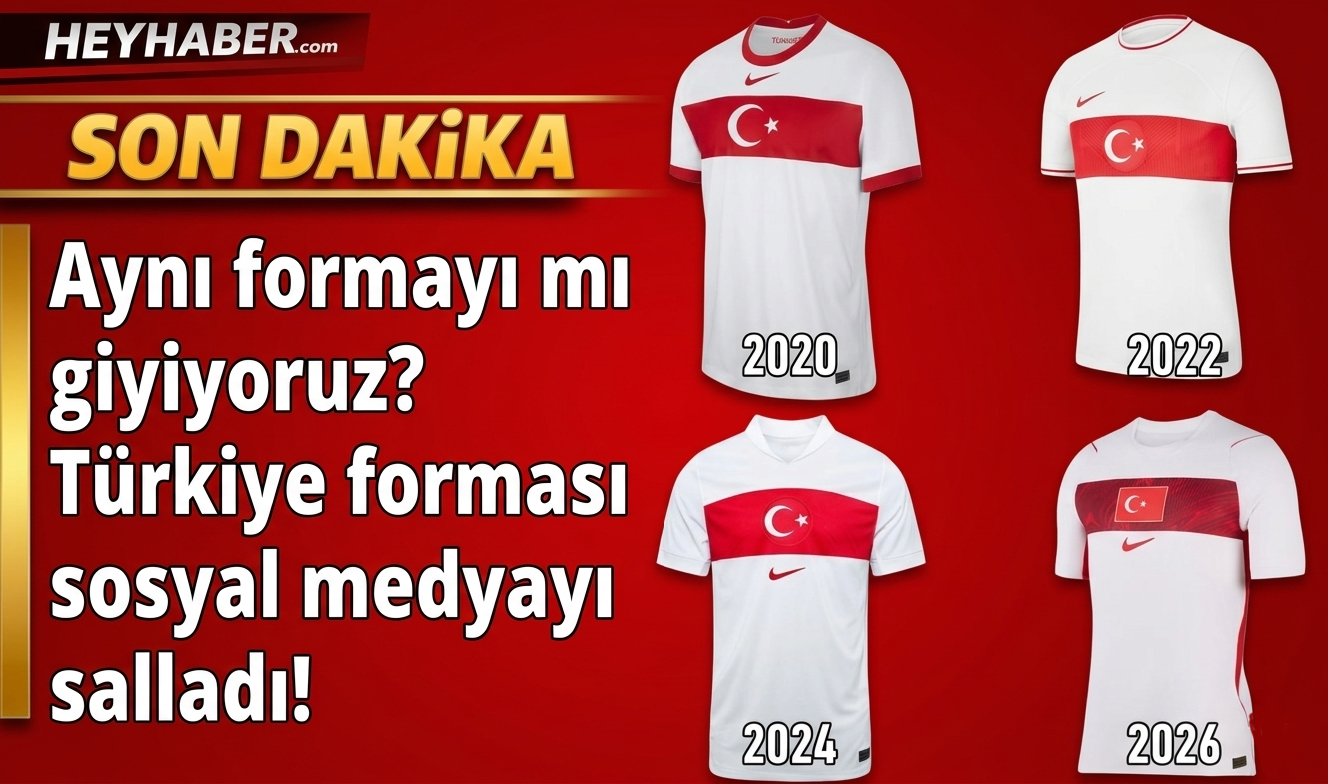 Aynı Formayı mı Giyiyoruz? Türkiye Forması Sosyal Medyayı Salladı! görseli