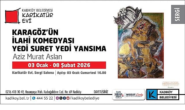 Karikatür Evi’nde Karagöz’ün İlahi Komedyası Sergisi görseli