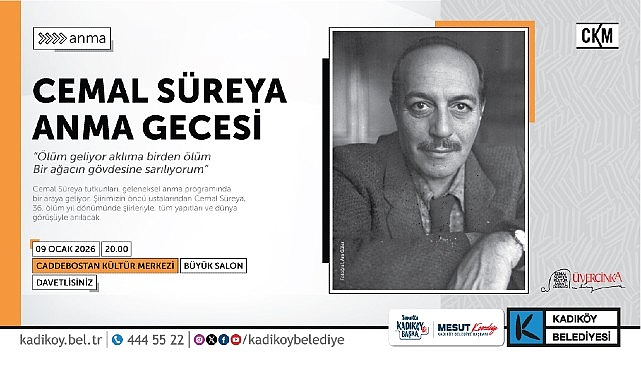 Cemal Süreya Kadıköy’de Anılacak görseli
