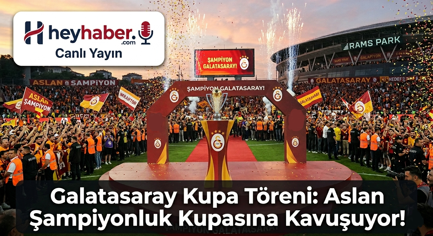 Galatasaray Kupa Töreni: Aslan Şampiyonluk Kupasına Kavuşuyor! görseli