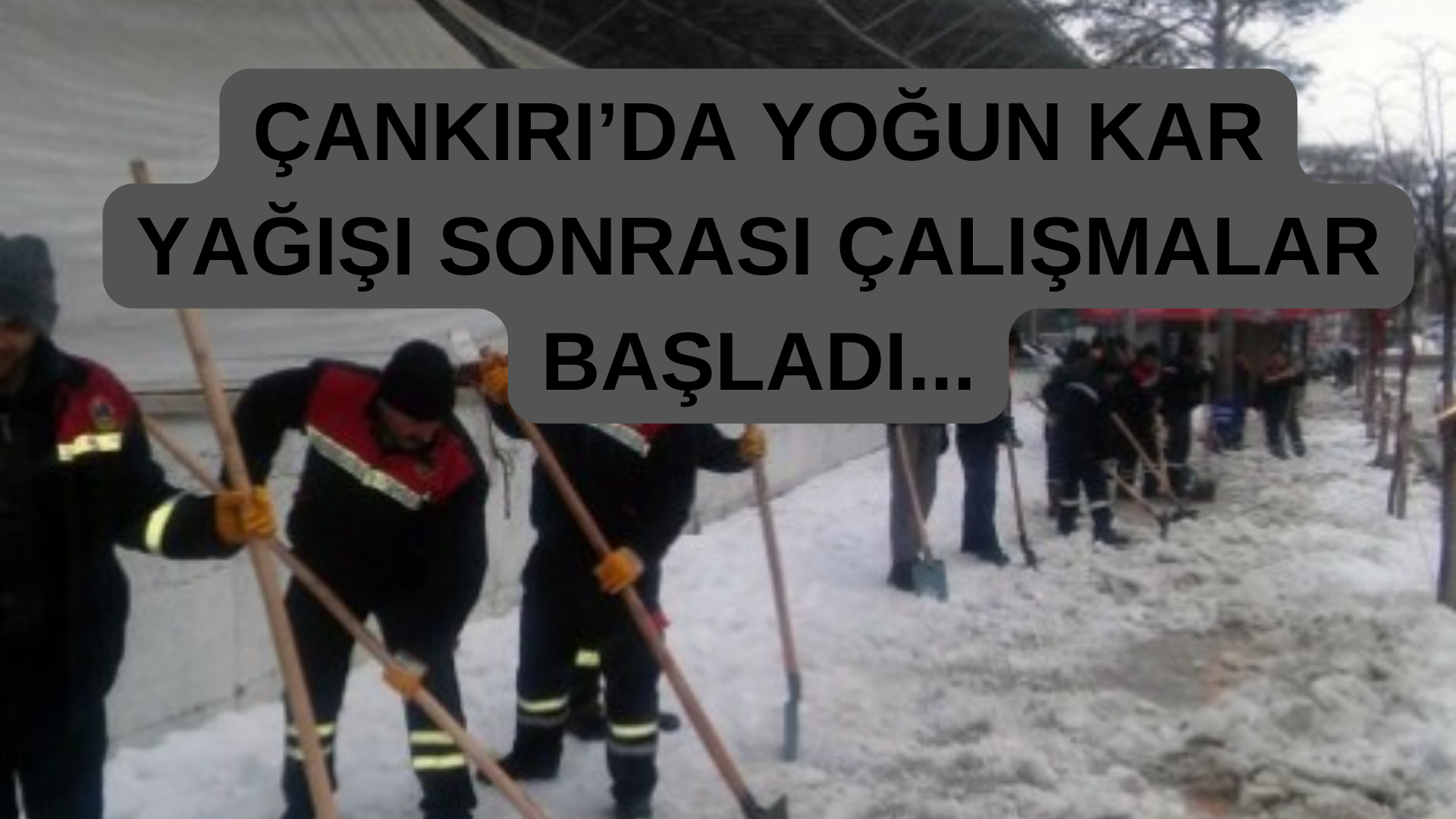 Çankırı Kar Yağışı! Okullar Tatil Mi? görseli