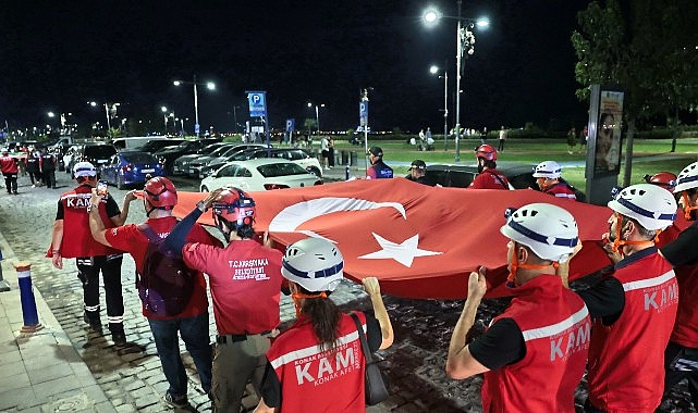Konak’ta sessiz yürüyüş görseli