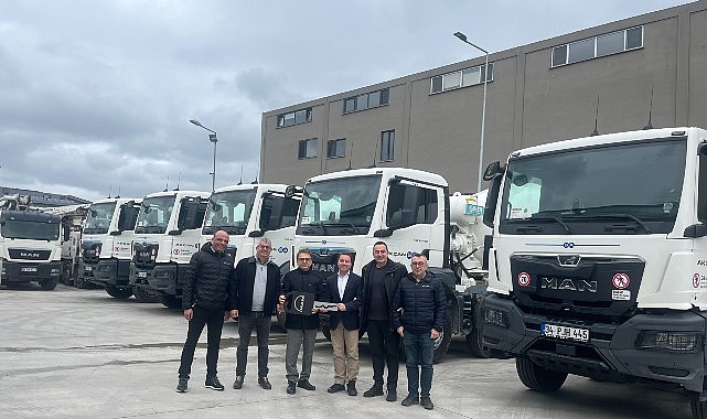 MAN ve Akçansa iş birliklerini 19 yeni araçla güçlendirdi görseli