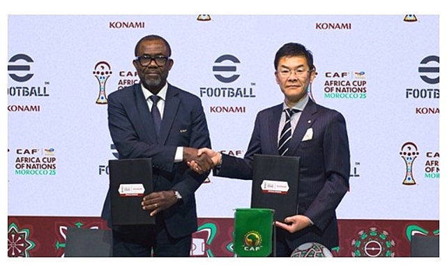 Konami Digital Entertainment, Afrika Futbol Konfederasyonu (CAF) ile El Sıkıştı görseli