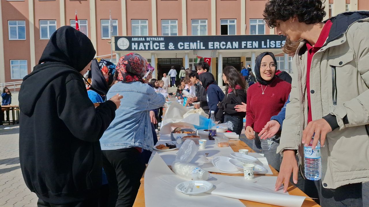 Beypazarı ilçesinde tüm okullar Gazze için seferber oldu görseli
