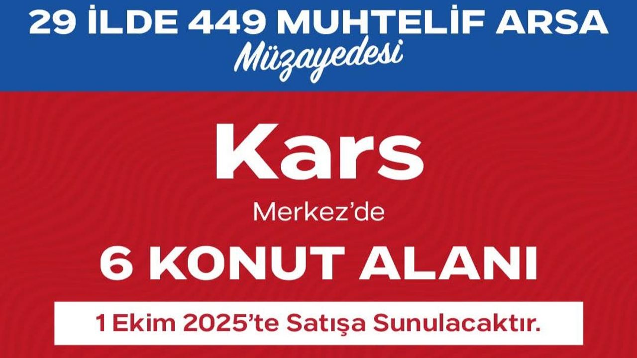 29 İlde 449 Arsa Açık Artırma ile Satışa Sunulacak görseli