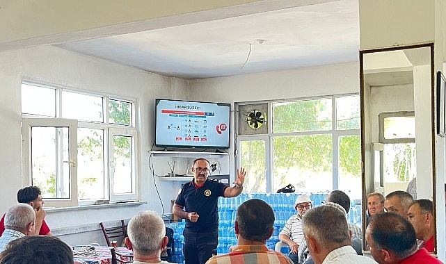 İtfaiyeden yangınlara karşı farkındalık eğitimi görseli