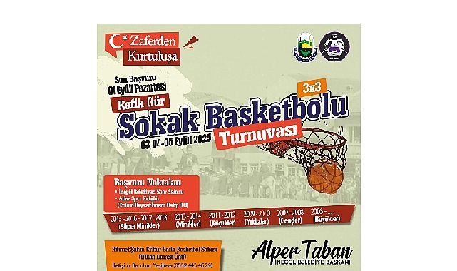 Sokak Basketbolu Turnuvası Başvuruları Başladı görseli