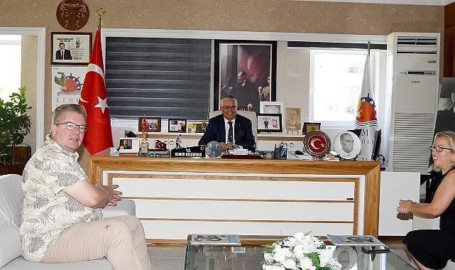 Finlandiya’lı Başkan’dan Başkan Topaloğlu’na ziyaret görseli