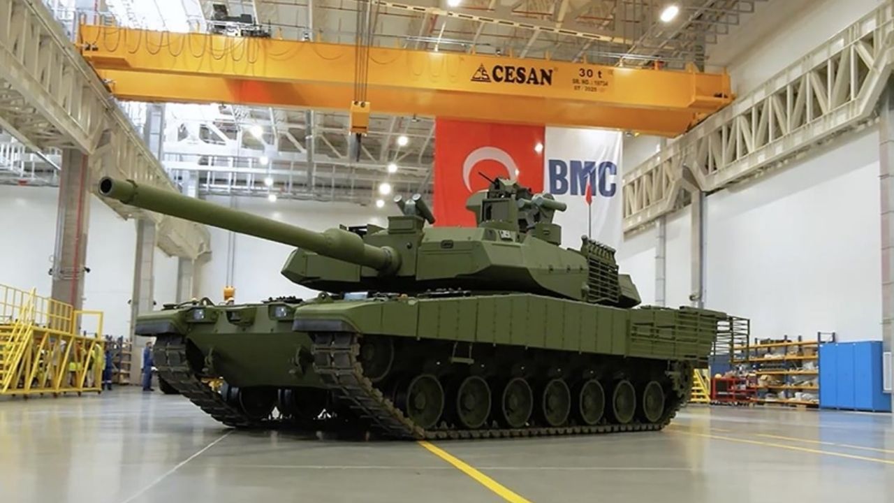 Yerli robotlar ALTAY tankı için görev başında görseli