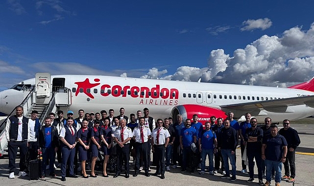 Anadolu Efes, 50. Yılında ilk uçuşunu Corendon Airlines ile gerçekleştirdi görseli