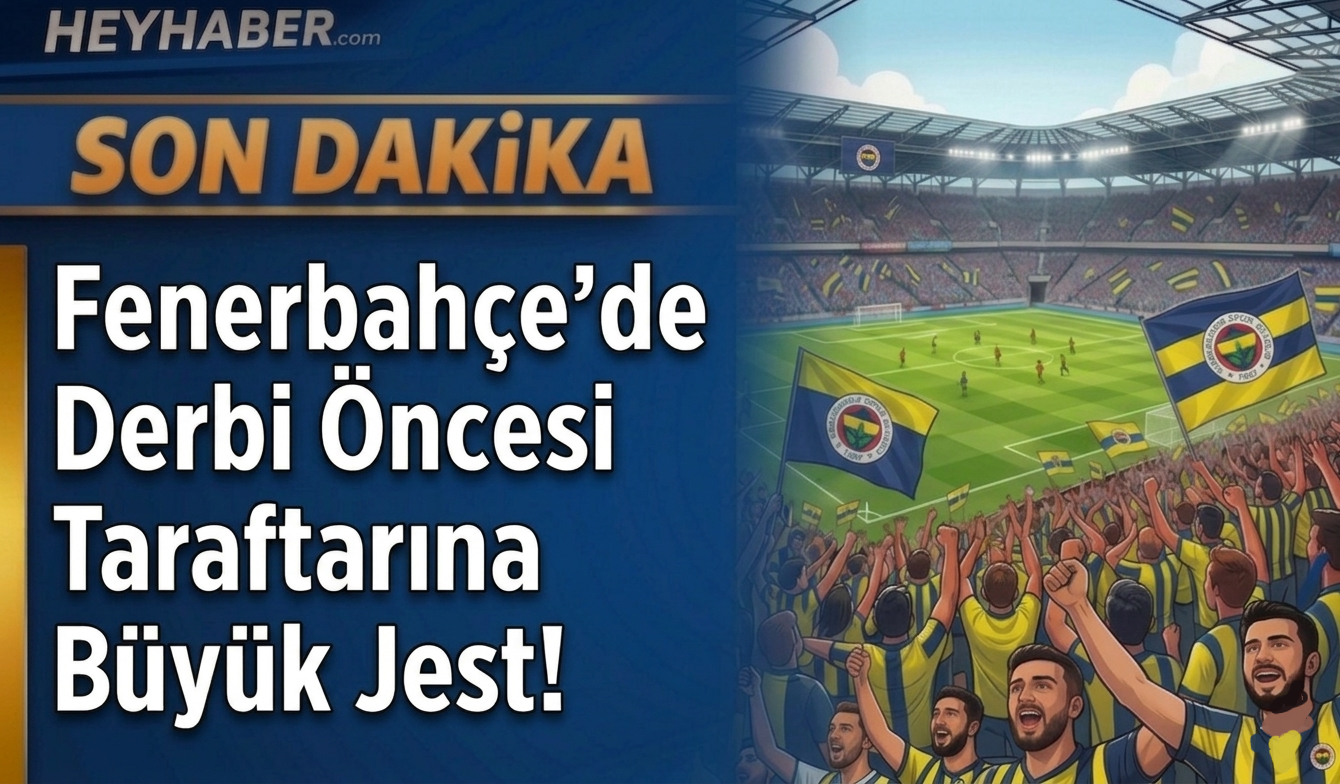 Fenerbahçe'de Derbi Öncesi Taraftarına Büyük Jest! görseli
