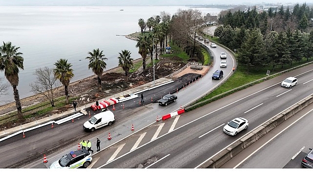 Gölcük kuzey yan yol da trafiğe açıldı görseli