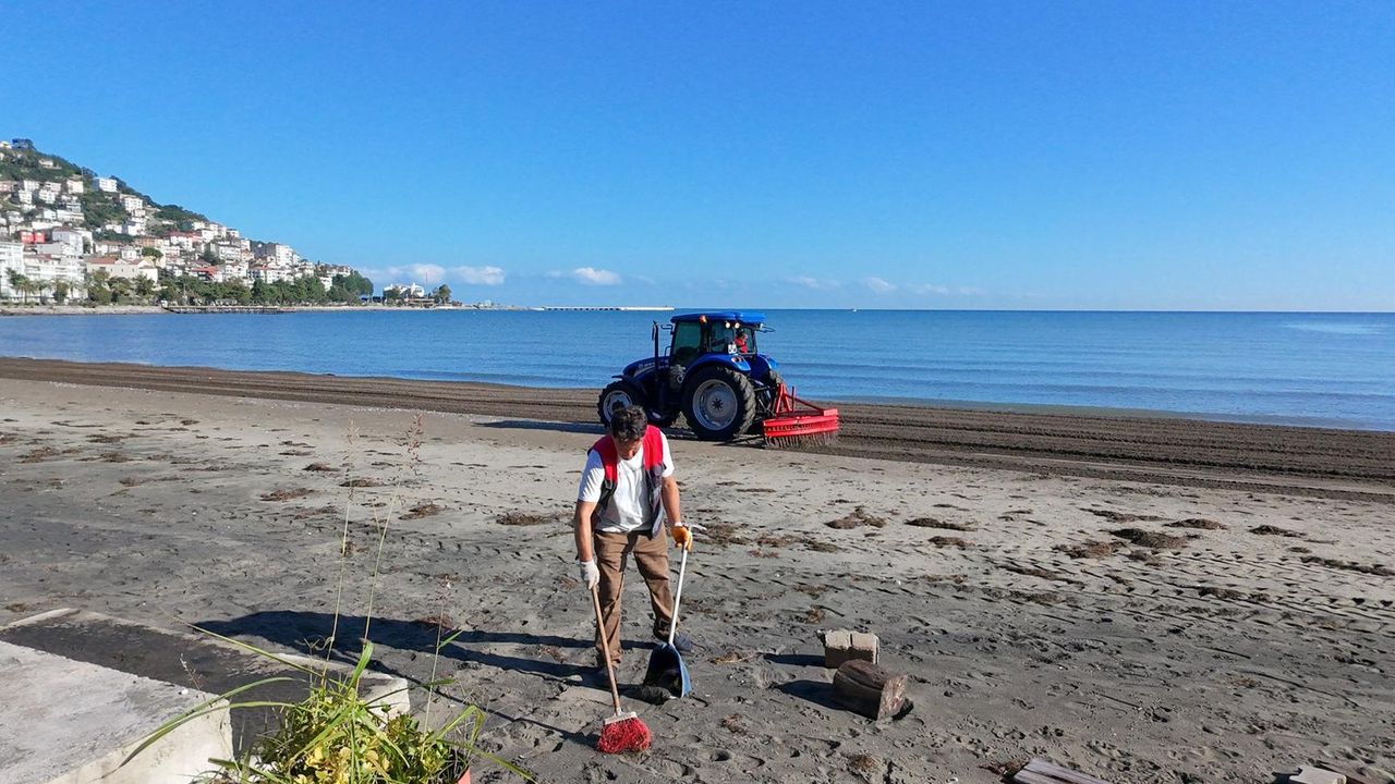 Ordu sahil ve derelerde temizlik seferberliği görseli