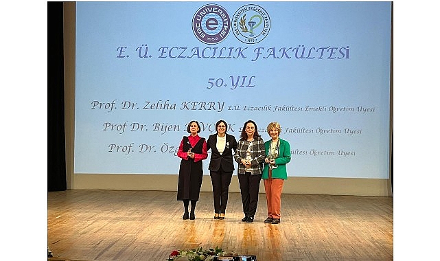 EÜ Eczacılık Fakültesi kuruluşunun 50. yıl dönümünü coşkuyla kutladı görseli