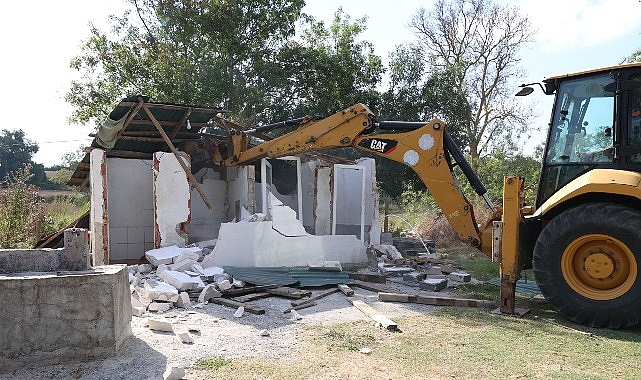 Terkos Havzası’ndaki Kaçak Yapılar Kaldırıldı görseli