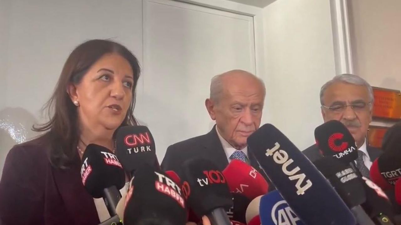 DEM Parti Heyeti, Bahçeli ile TBMM’de görüştü görseli