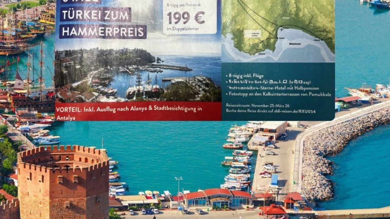 Almanya’da marketten tatil sürprizi: 200 Euro’ya Antalya tatili! görseli