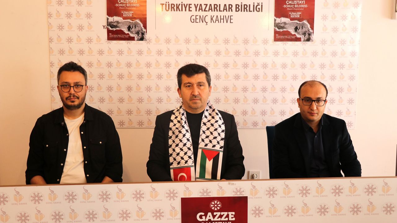 Türkiye Yazarlar Birliği’nden Gazze çağrısı görseli