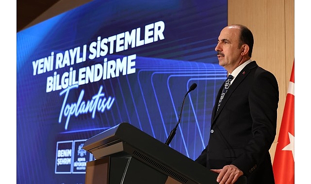 Başkan Altay: “Şehrimiz Kuzeyden Güneye, Doğudan Batıya Raylı Sistemlerle Donatılacak” görseli