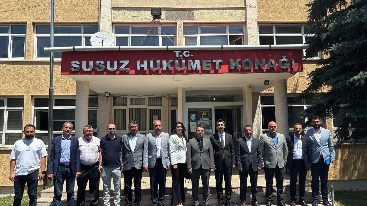 AK Parti Kars Milletvekili Adem Çalkın'dan Susuz Kaymakamı Muhammed Emin Tutal’a hayırlı olsun ziyareti görseli