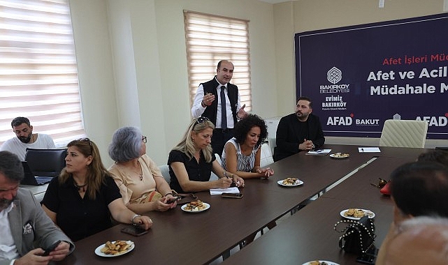 Bakırköy’de Muhtarlarla Deprem Hazırlık Toplantısı görseli