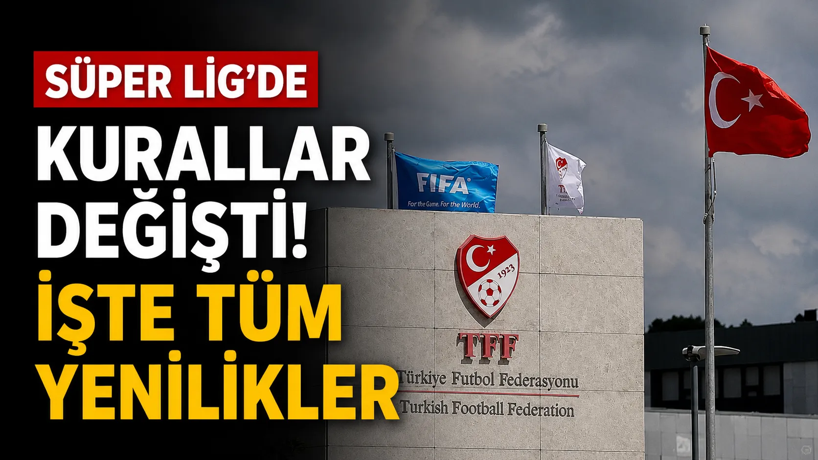 Türkiye Futbol Federasyonu’nun Süper Lig’in yeni sezonunda uygulayacağı yeni kurallar belli oldu.