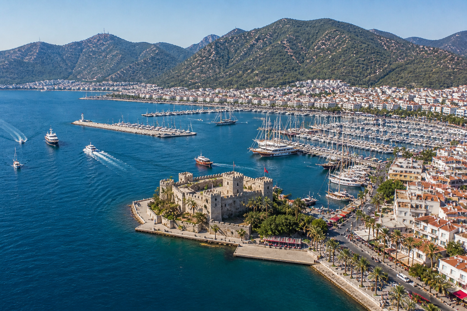 Marmaris’te Sezon Hareketli: Sahiller Canlandı görseli