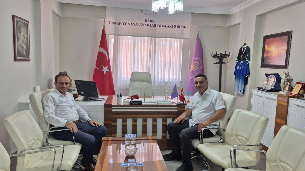 Kars’ta Esnaf İçin Güç Birliği: Ticaret İl Müdürü Bilal Taş’tan Ziyaret görseli