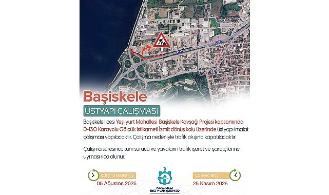 Yuvacık Kavşağı'nda trafik düzenlemesi görseli