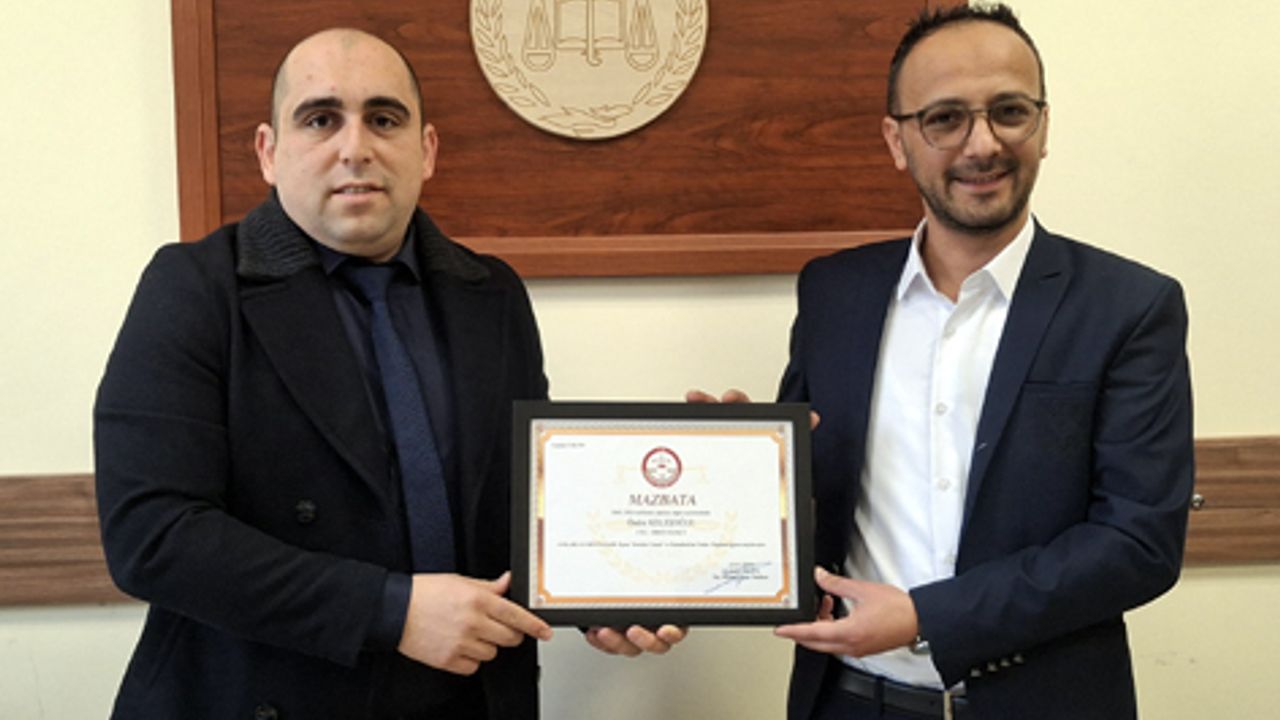 Terziler Odasının yeni Başkanı Önder Keleşoğlu mazbatasını aldı görseli