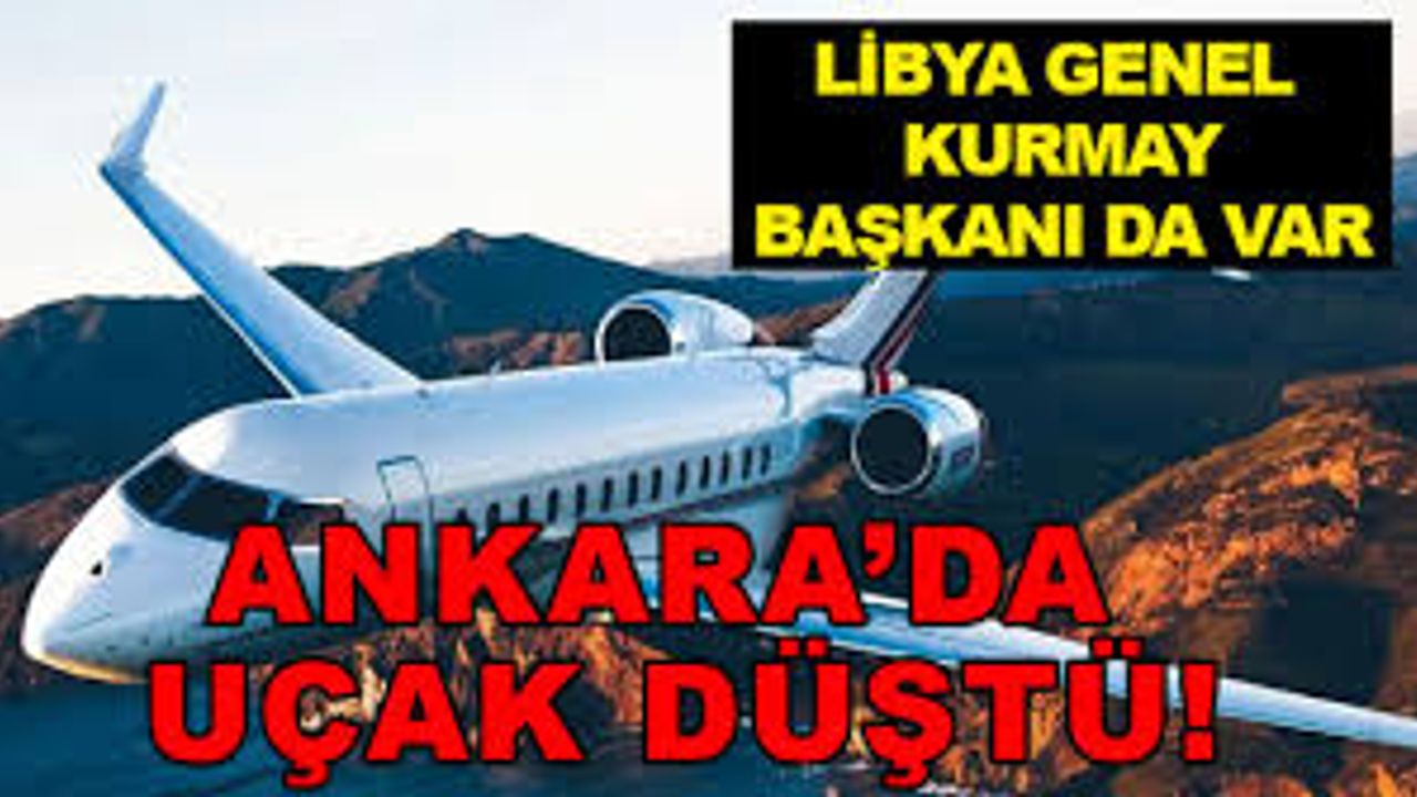 ra'dan Havalanan Özel Uçak Haymana'da Düştü görseli