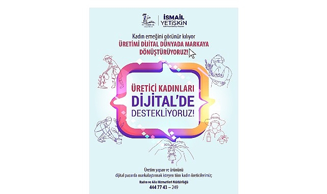 Seferihisar Belediyesi’nden kadın emeğine “Dijital Destek" görseli
