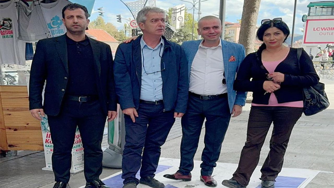 Isparta basını Kaymakkapı’da İsrail’e tepki gösterdi: “Gazze için susmayacağız!” görseli