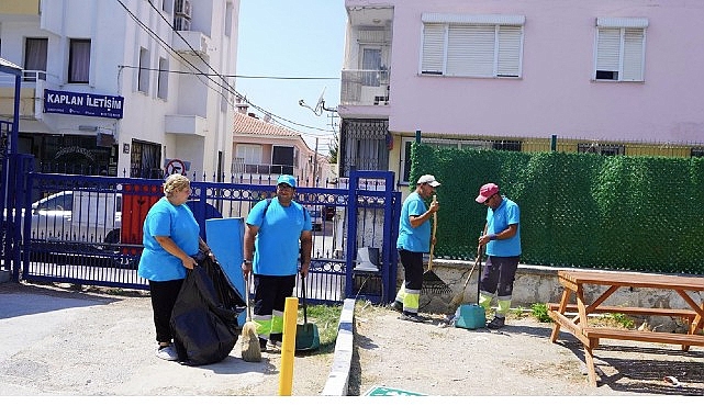Çeşme Belediyesi’nden Yeni Eğitim-Öğretim Yılı Öncesi Büyük Temizlik görseli