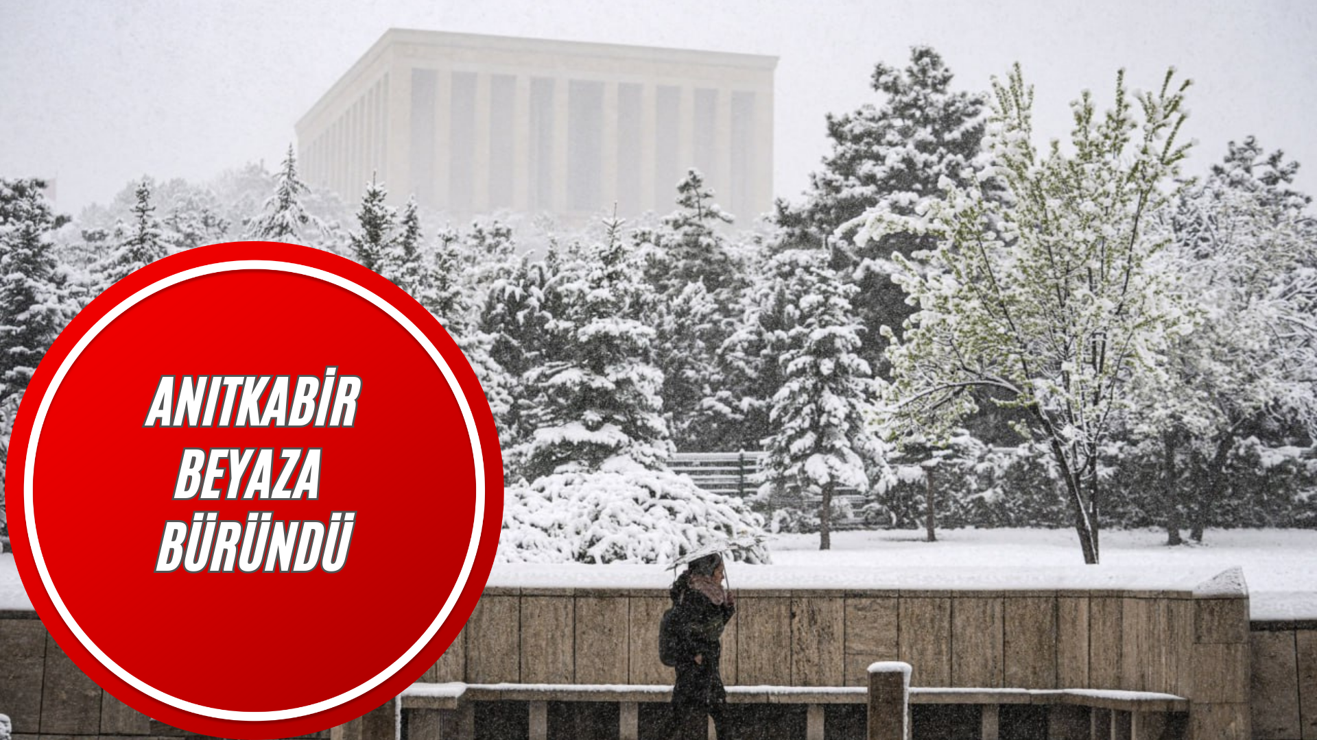 Anıtkabir Beyaza Büründü görseli