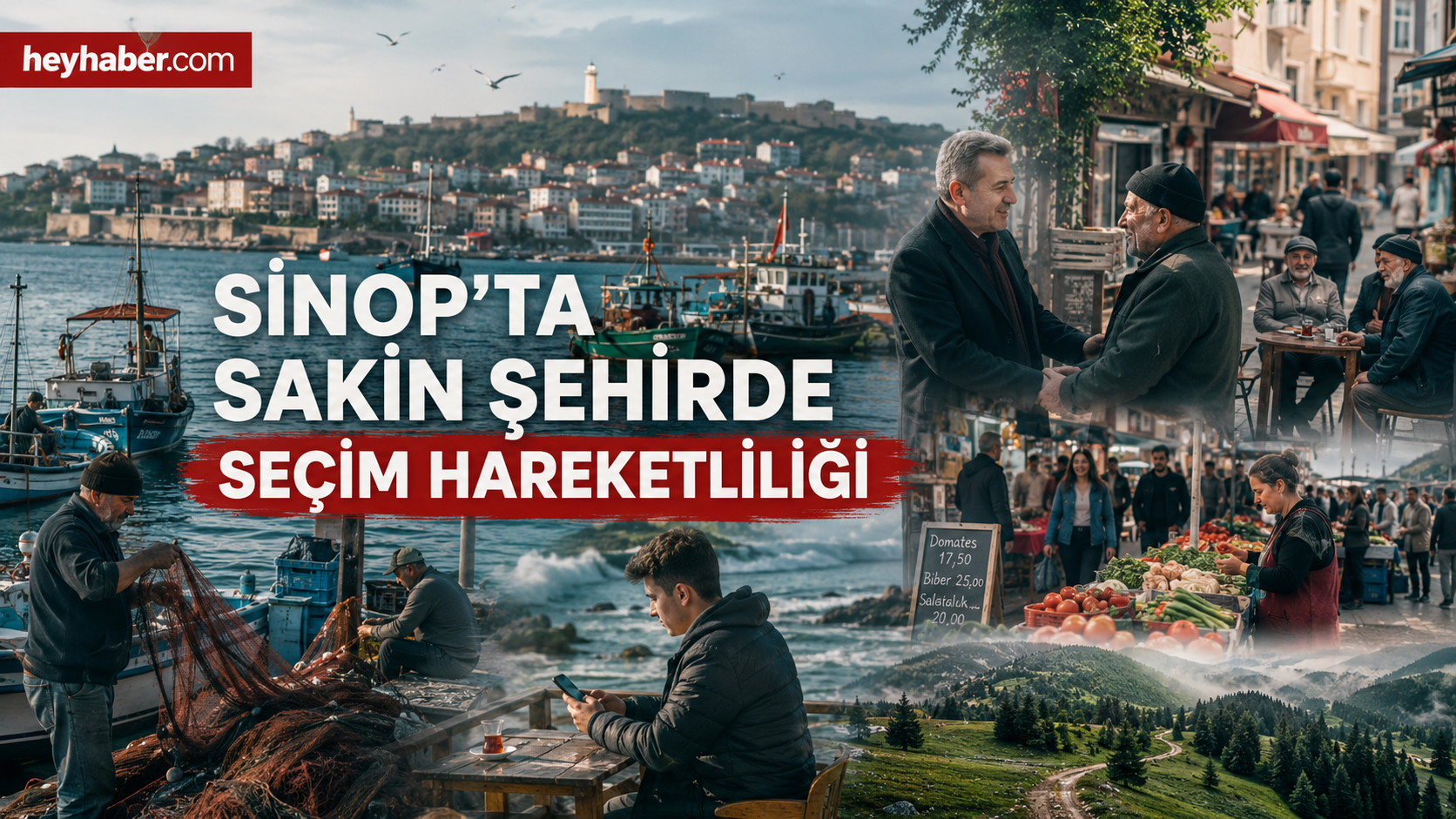 Sinop’ta Sakin Şehirde Seçim Hareketliliği görseli