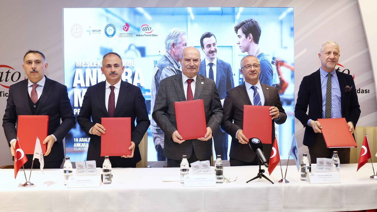 Nitelikli iş gücü için beş kurum güç birliği yaptı görseli