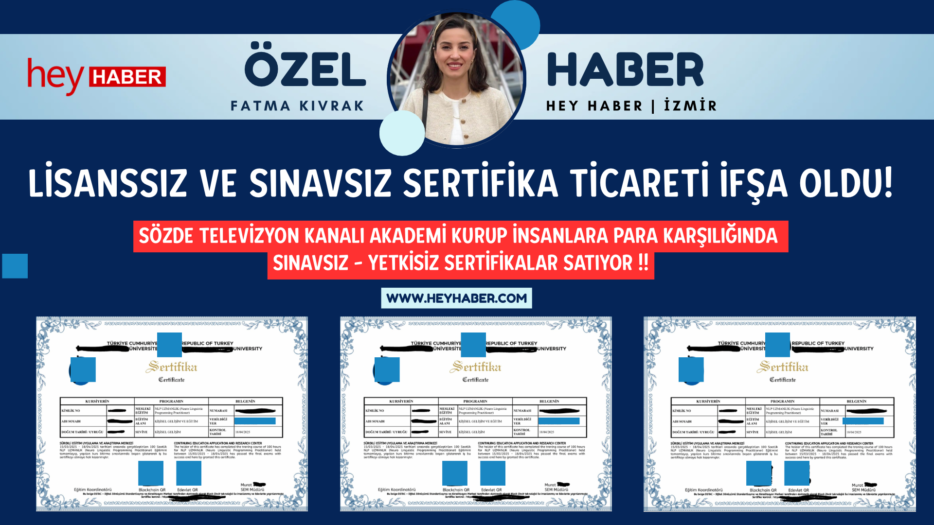 Lisanssız ve Sınavsız Sertifika Ticareti İfşa Oldu! Sahte Akademi Çöktü görseli