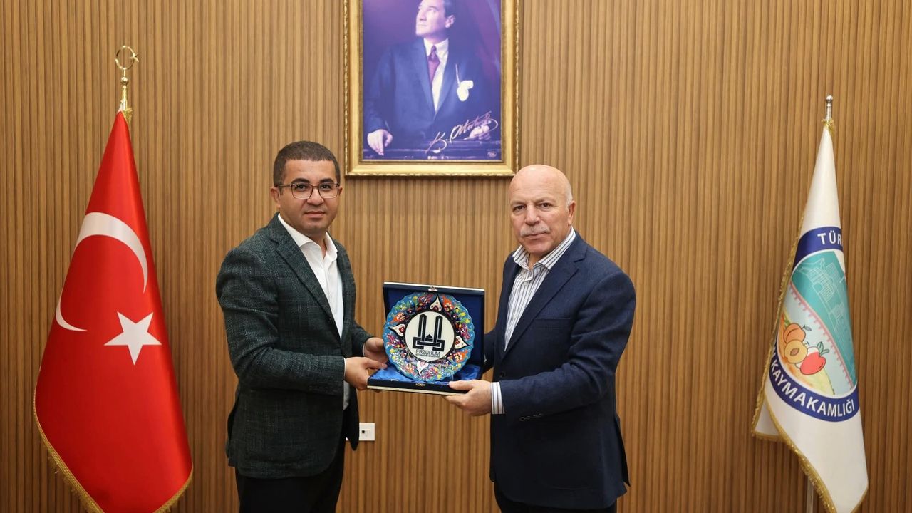 Erzurum Büyükşehir Belediye Başkanı Sekmen’den Kağızman Kaymakamlığı’na Ziyaret görseli