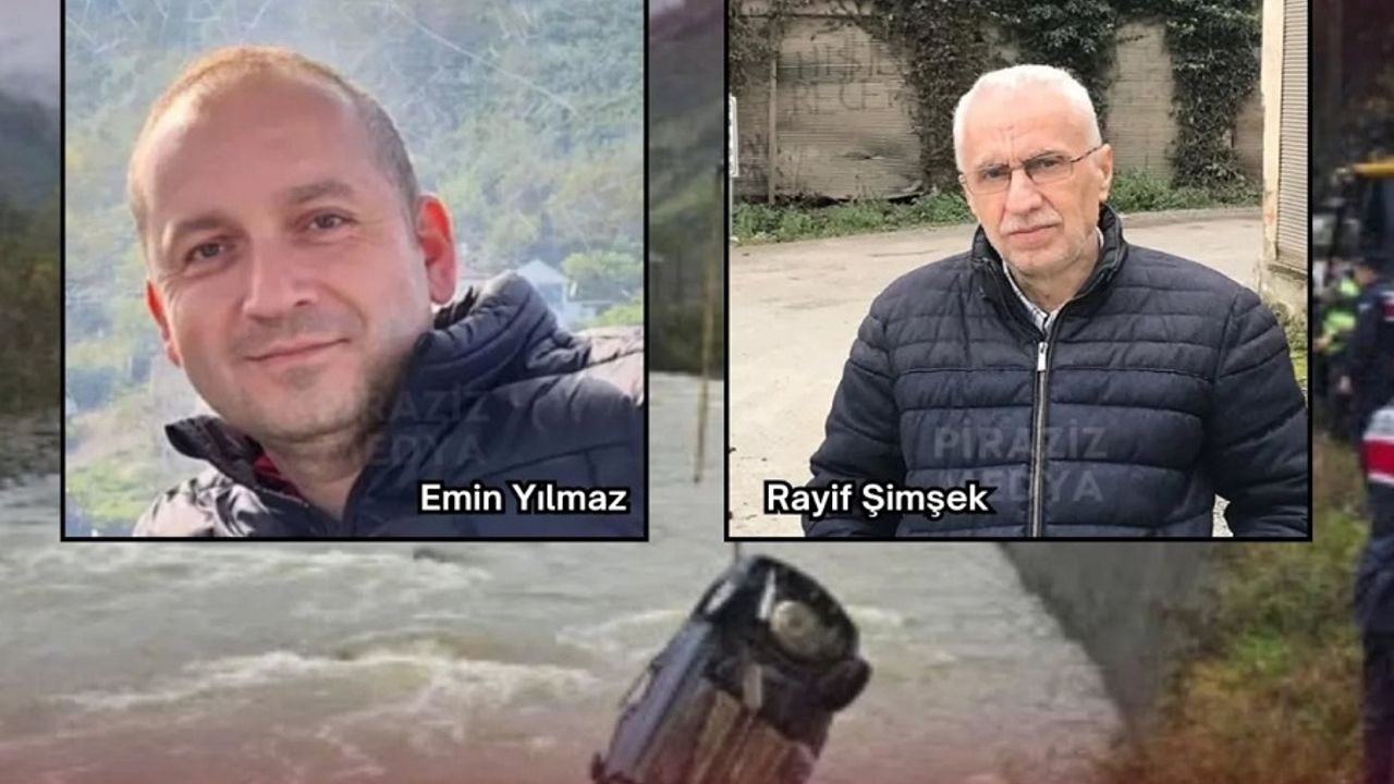 Giresun'da dereye uçan araçta iki kişi hayatını kaybetti görseli